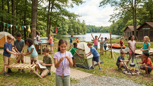 Read more about the article 12 rzeczy, których dzieci uczą się na kolonii w zaledwie tydzień